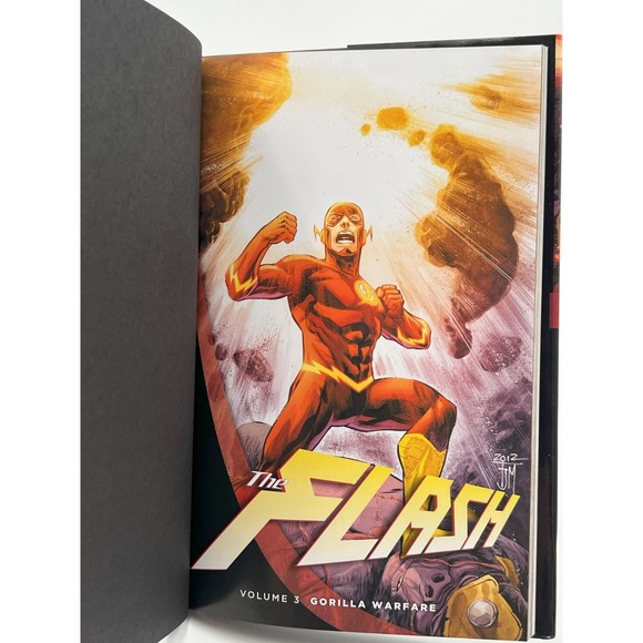 THE FLASH Volume 3 Gorilla Warfare The New 52 DC HCDJ First Print DC Comics - Picture 9 of 14
